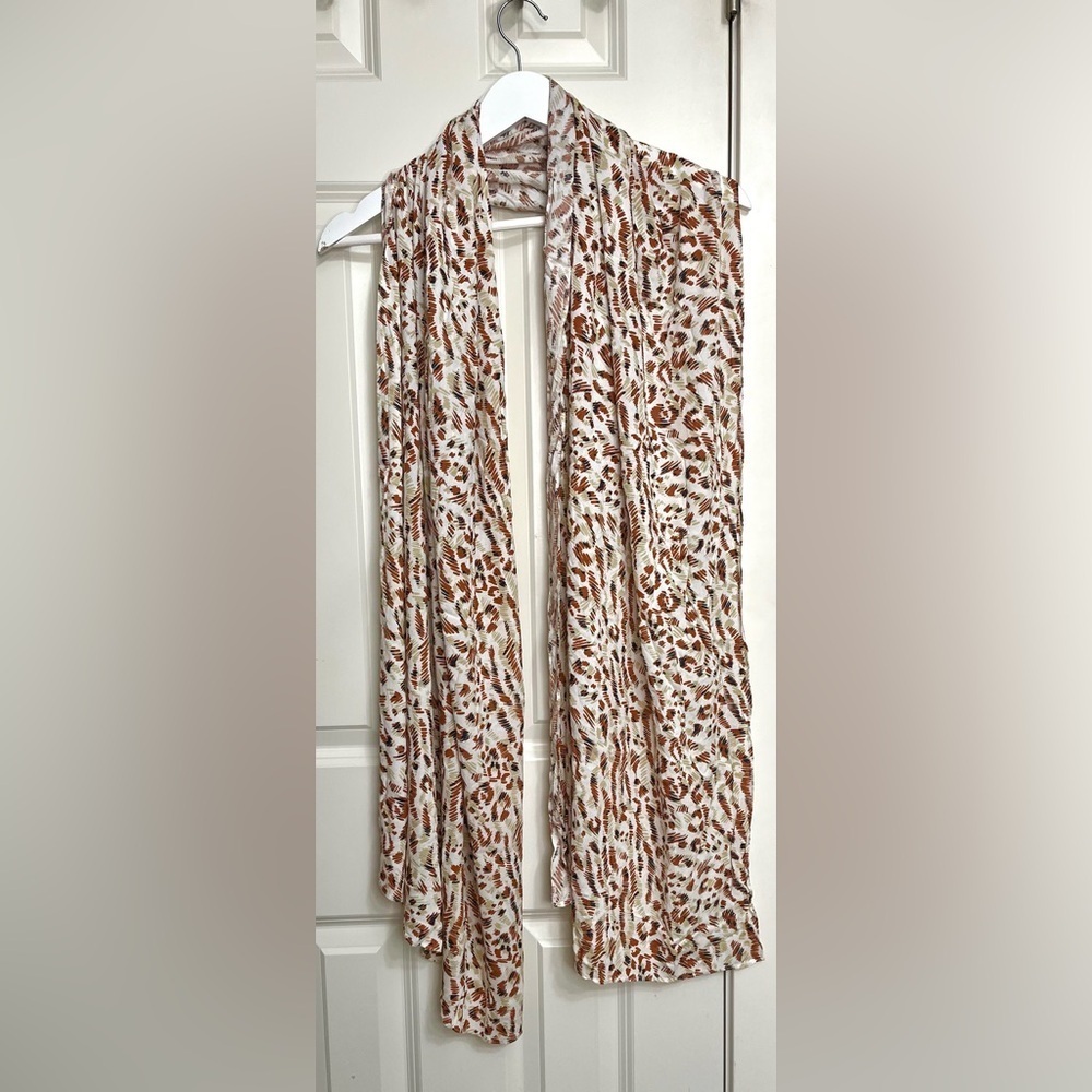 Daniel Rainn Abstract Animal Print Scarf